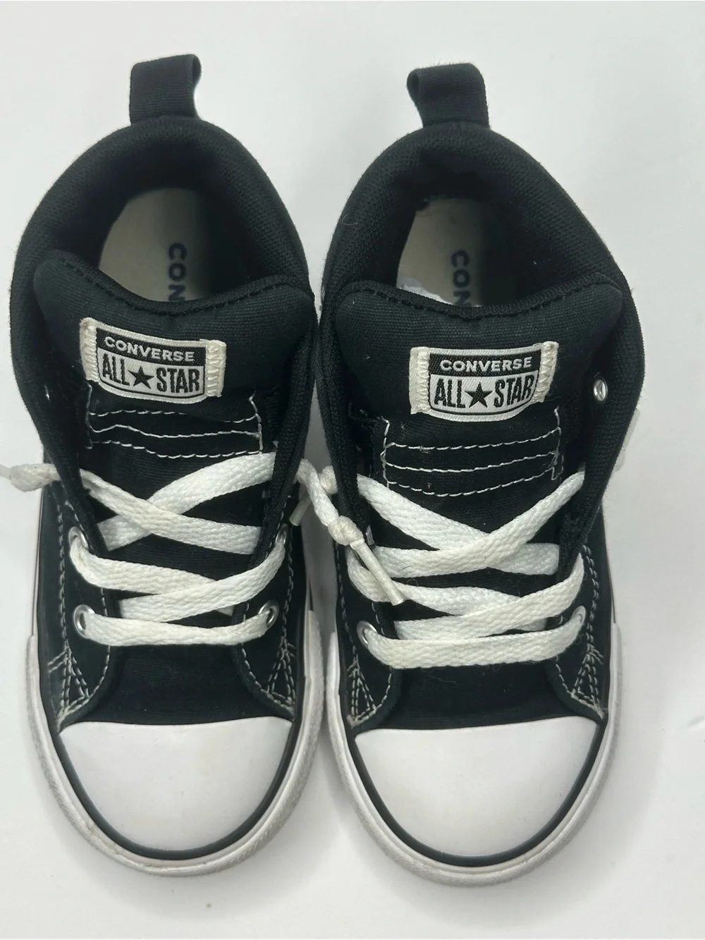 Converse Black & White Kids High-Top Sneakers